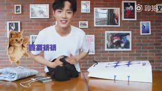 ENG SUB XNine Face Value Says《X玖颜值说》Xiao Zhan reveals what he carries in his bag [upl. by Acinaj271]