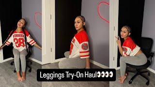 Leggings TryOn Haul🤍 [upl. by Nwahsor]