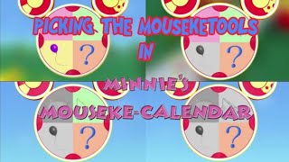 Picking The Mouseketools In Minnies MousekeCalendar [upl. by Direj]