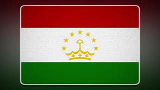 Tajikistan Flag and Anthem Instrumental  Tayikistán Bandera e Himno [upl. by Sitra]