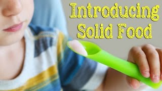 How to introduce solid foods to your baby  first foods [upl. by Gunther]