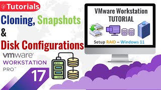 VMware Workstation Essentials Cloning Snapshots AND Disk Configurations [upl. by Bernadina]