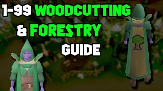 OSRS 199 Woodcutting amp Forestry Guide  Updated Woodcutting Guide [upl. by Ocker378]