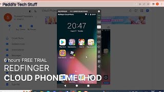 Free Trial Cloud Phone from Redfinger  6 Hours Trial Cloud Phone VPS [upl. by Ridinger]