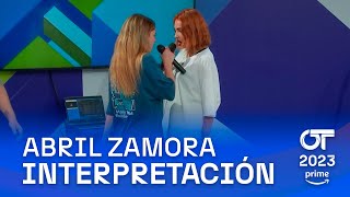 VIOLETA y DENNA en CLASE DE INTERPRETACIÓN con ABRIL ZAMORA  OT 2023 [upl. by Aikam]