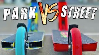 PARK vs STREET BEST CUSTOM PRO SCOOTERS [upl. by Llib577]