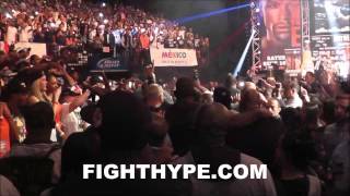 FLOYD MAYWEATHER VS CANELO ALVAREZ WEIGHIN EXCLUSIVE RING WALK FOOTAGE [upl. by Cindee474]