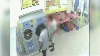 Two men kill a cat by putting it in a dryer [upl. by Nylram]