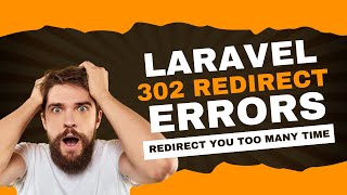 Redirect You Too Many Times  Laravel 302 Redirection Error  CodeWithAzaib [upl. by Merton928]