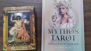 Greek Mythology Reading Cards and Mythos Tarot decks [upl. by Tiebout405]