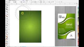 how to make awesome flyer template using coreldraw [upl. by Kcirrad134]