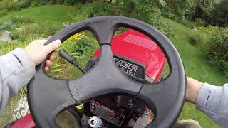 Mowing the Lawn in Huntington VT  Wheel Horse 520H [upl. by Vidal]