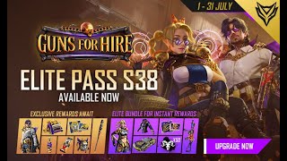 Elite Pass Guns For Hire Available Now  Garena Free Fire [upl. by Aranaj58]