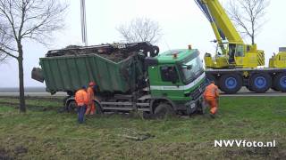 Opnieuw ongeval met vrachtwagen [upl. by Ettigirb]