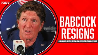 Babcock resigns as head coach of the Blue Jackets [upl. by Tobit]