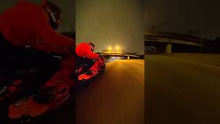 💥Night ride💥 bike bikelife ride biker moto motovlog cbr cbr650r sportbike exhaust [upl. by Ahsienat134]