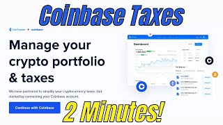 Coinbase Tax Documents In 2 Minutes 2024 [upl. by Jer176]