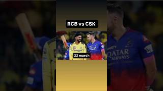 RCB VS CSK 22 march rcbvscsk2024ipl2024msd07thala007 [upl. by O'Donnell]