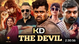 Kd The Devil Full Movie In Hindi Dubbed 2024 Release Update  Dhruva Sarja  Vijay S  South Movie [upl. by Leipzig737]