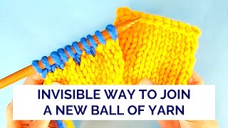 How to Join Yarn by Alternating Stitches  Quick Reference Video [upl. by Levitt]