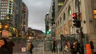 Centreville de Montréal Rue Sainte Catherine [upl. by Retsel437]