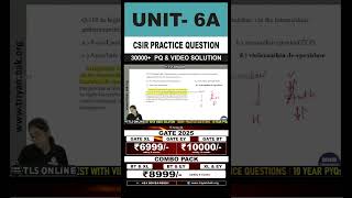 CSIR Practice Question  Unit 6 System Physiology  Topic B Respiration and photorespiration [upl. by Blondelle]