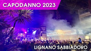 Capodanno 2023 in piazza fontana a Lignano Sabbiadoro [upl. by Bezanson480]