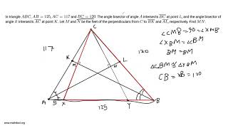 Geometry from the Hardest AIME Ever  2011 AIME I Problem 4 [upl. by Yoj]