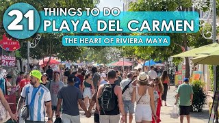 Best Things To Do in Playa Del Carmen Mexico 2024 4K [upl. by Nadeau]