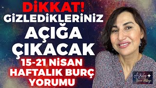 DİKKAT Gizledikleriniz Açığa Çıkacak 1521 Nisan Haftası Burç Yorumu  Emine Akkaya [upl. by Phonsa]