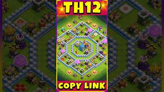 Best TH12 Base for WarCWLTrophy 2024 Town Hall 12 Base STRONGEST TH 12 BASE 2024 clashofclans [upl. by Tedi]