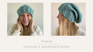 TUTORIAL  jak zrobić czapkę z warkoczykami cz1 [upl. by Dasya]