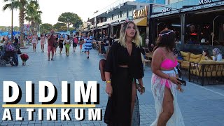 Didim ALTINKUM Evening Walk  August 2022 Türkiye 4K UHD 60 fps [upl. by Akema]