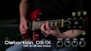 DS1X Distortion Demonstration BOSS Sound Check [upl. by Blayze]