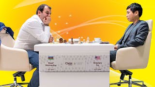 Wesley So vs Rauf Mamedov  2015 Gashimov Memorial Chess Tournament [upl. by Adlez]