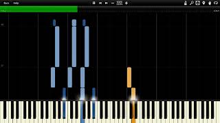 Sabaton  Attero Dominatus Easier Synthesia Piano Tutorial with MIDI [upl. by Sateia403]