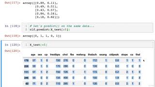 96 predict vs predict proba  Scikitlearn Creating Machine Learning Models [upl. by Lorien]