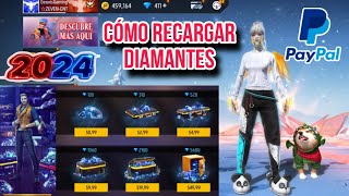 COMO HACER RECARGAS DE DIAMANTES EN FREE FIRE PAGOSTORE CON PAYPAL  ACTUALIZADO 2024😎 [upl. by Aniger304]