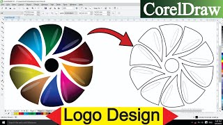 3D Logo Design in Coreldraw  Corel Draw Tutorial  Logo Tutorial Coreldraw [upl. by Marylinda]