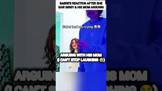 Sabre Norris face after she saw Biggy Norris arguing with his mom😭🤣 funny shorts trending video [upl. by Yadrahs106]