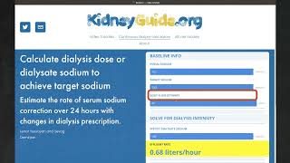 hyponatremia management on continuous dialysis [upl. by Richer117]