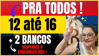 🔴 INSS  DIA 12 até 16 PRA TODOS   2 BANCOS SUSPENDERAM CONSIGNADO INSS  ANIELI EXPLICA [upl. by Hubbard262]