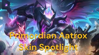 Primordian Aatrox Skin Spotlight  League of Legends [upl. by Mace998]