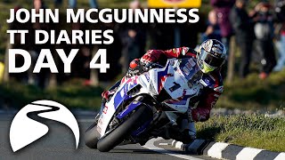 John McGuinness TT Diaries 2022  Day 4 [upl. by Ylliw]