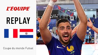 Coupe du monde Futsal 2024  Le replay intégral de FranceParaguay [upl. by Haggai]