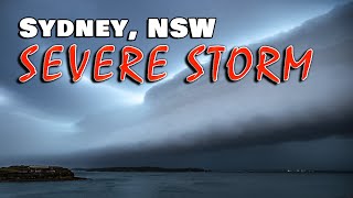 Sydney Australia impacted by Severe Storm  17 November 2024 [upl. by Mafalda]