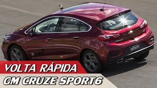 CHEVROLET CRUZE SPORT6  VOLTA RÁPIDA COM RUBENS BARRICHELLO 87  ACELERADOS [upl. by Louise150]