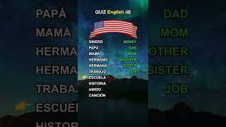 Pon a prueba tu vocabulario en ingles cursodeingles inglés quiz cursoingles inglesonline [upl. by Ravid]