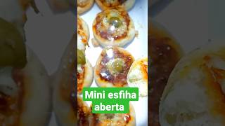 Mini esfiha aberta receita completa no canal [upl. by Rawlinson701]