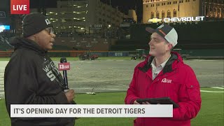 Its opening day for the Detroit Tigers [upl. by Ashman]